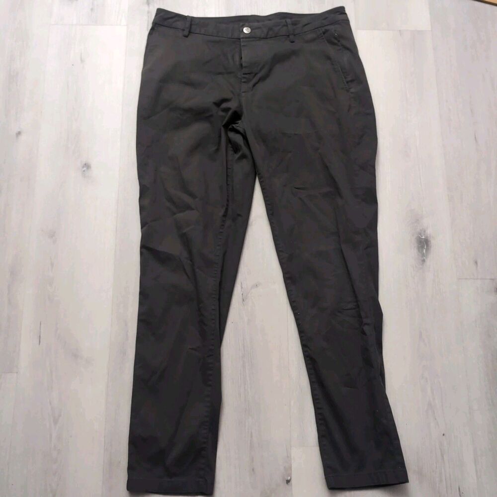 Birddogs Pants Mens 36 Gray Slim Golf Stretch Casual Athletic Performance